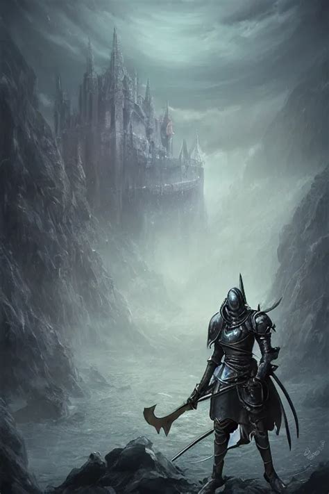 Knight In Style Of Dark Souls And Elden Ring By Stable Diffusion