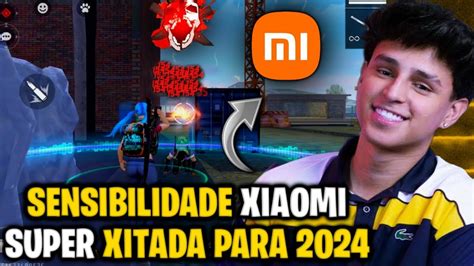 Sensi Xiaomi 2024 MELHOR SENSIBILIDADE PARA XIAOMI FREE FIRE 2024