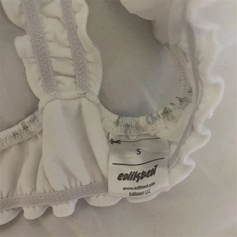 Edikted Floral Bikini Size Small Top Size Medium Depop