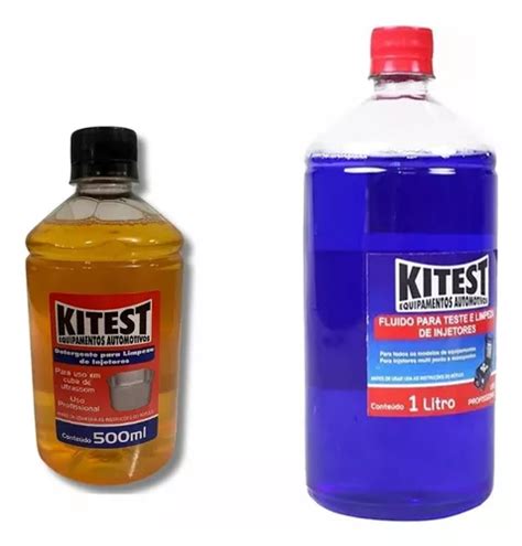 Kit Detergente Fluido Limpeza De Injetores Kitest Parcelamento Sem