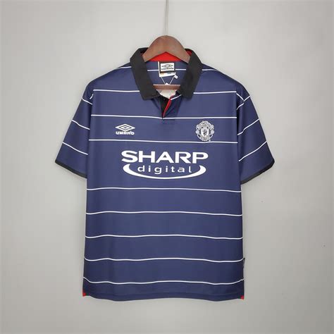 Camiseta Retro Manchester United 99 00 Visitante FutbolCamis