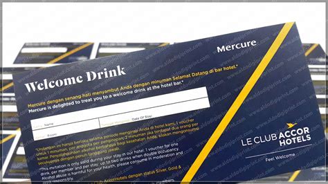 Hotel Mercure Welcome Drink Aldo Digiprint