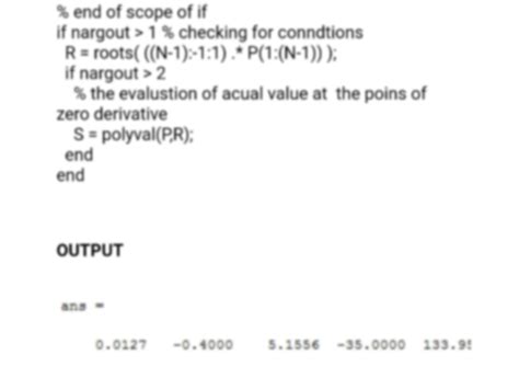 Solution Numerical Analysis Matlab 13 Lagrange Interpolation Formula