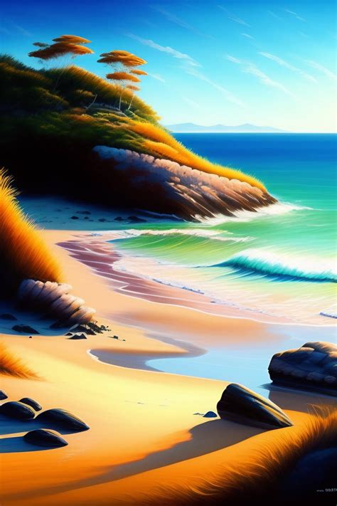 Landscape Painter Beach And Sea by boujlilmed on DeviantArt