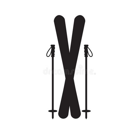 Crossed Skis Stock Illustrations Crossed Skis Stock Illustrations