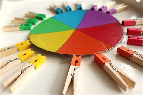 Great Use Of Pins For A Montessori Color Matching Activity It Also