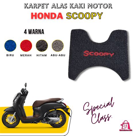 Jual Karpet Serabut Motor All New Honda Scoopy Alas Pijakan Kaki