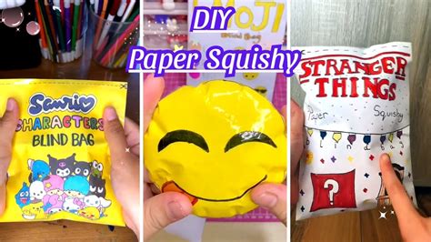 Surprise Blind Bag Paper Diy Paper Squishy Ideas Tiktok Compilation