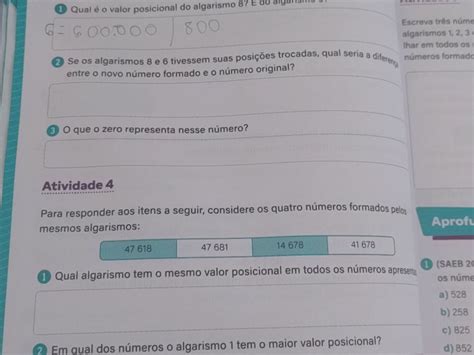 Qual O Valor Relativo Do Algarismo 6 - 5