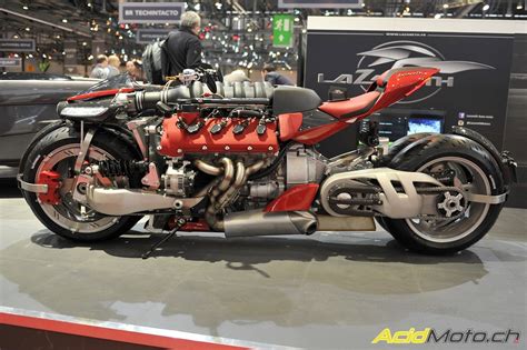 Lazareth Présente La Lm 847 Une Moto à Moteur Maserati V8 Acidmoto