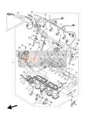 2D1858850100 Throttle Sensor Assy Pieza Yamaha MSP