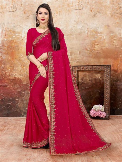 Designer Blouse Plain Red Saree Atelier Yuwa Ciao Jp