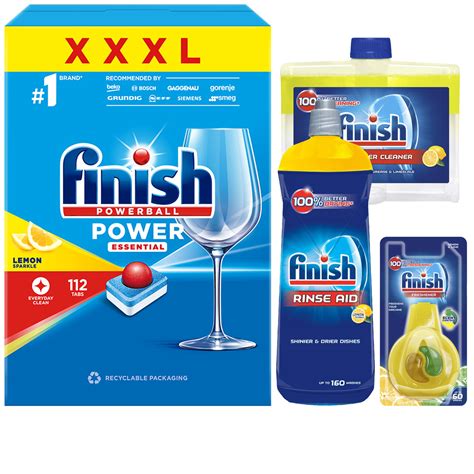 Finish Power Essential Lemon Tabletki Do Zmywarki Sztuk Finish