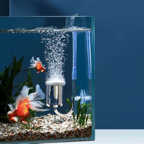 Qjuhung Aquarium Air Pump Mute Oxygen Increasing Head Fish Tank