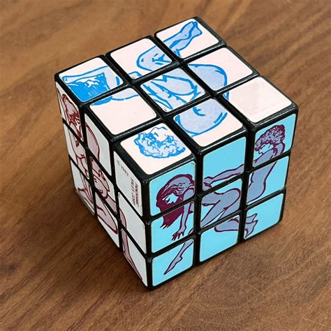 Sex Position Rubiks Cube 3x3x3 Vintage Erotica From 1982 Rare Ebay