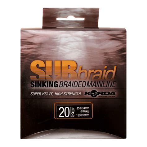 Korda Sub Braid 1200 Meter Zunnebeld