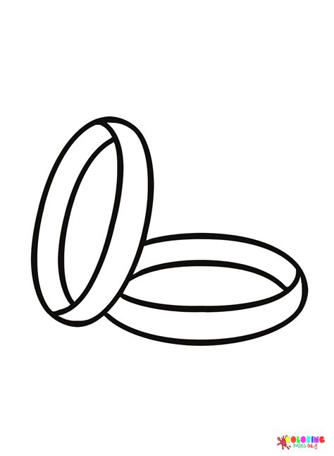 Wedding Ring Coloring Pages Printable For Free Download