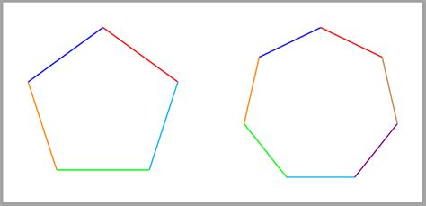 Tikz Pgf Colorize Sides Regular Polygon TeX LaTeX Stack Exchange