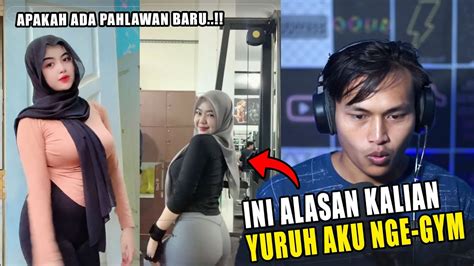 NGE GYM ITU PENTING AGAR JADI BESAR REACT MEME KOCAK YouTube