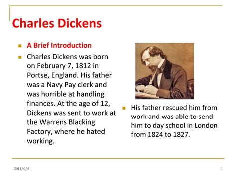 Ppt Charles Dickens Powerpoint Presentation Free Download Id1091747