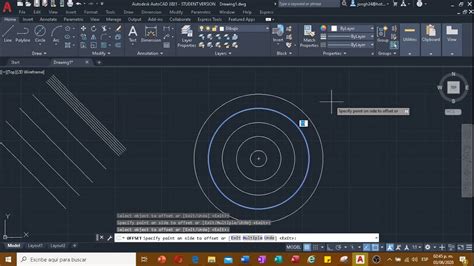 Tutorial Desfase Autocad Youtube