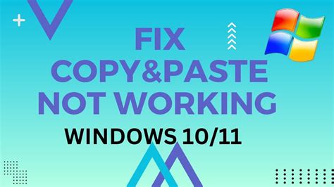 Copy Paste Not Working In Windows 11 Heres How To Fix It Troubleshooting Guide Youtube