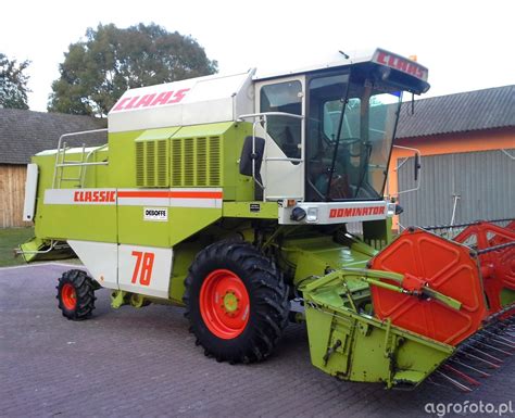 Kombajn Claas Dominator Foto Galeria Rolnicza Agrofoto