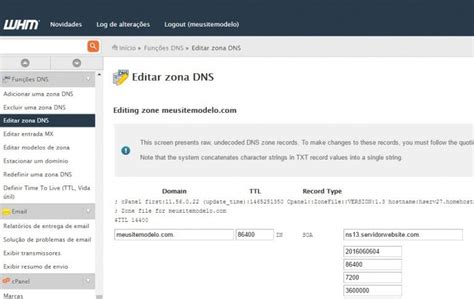 Como Criar Um Dns Customizado Na Revenda Whm Cpanel Homehost