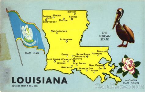 Louisiana The Pelican State Scenic La