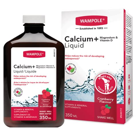 CALCIUM+ MAGNESIUM & VITAMIN D LIQUID - Wampole