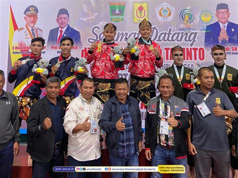 Membanggakan Seluruh Atlet Pencak Silat UMS Sabet Medali Emas Dan