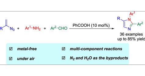 Brønsted Acid Catalyzed Synthesis Of 1 2 5 Trisubstituted Imidazoles Via A Multicomponent