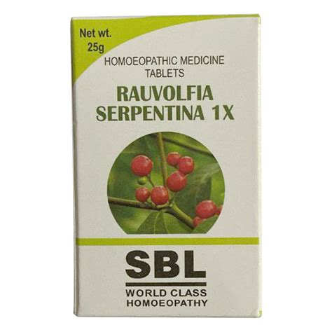 Buy Sbl Rauvolfia Serpentina X Tablet Gm Minutes Delivery