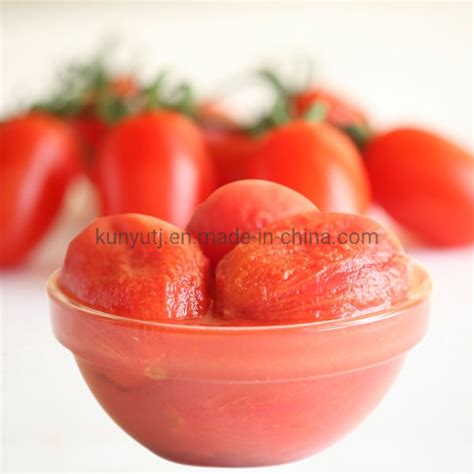 Canned Peeled Tomato Whole In Tomato Sauce Factory Price China Whole