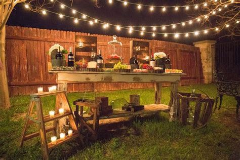 Rustic Outdoor Birthday Party Ideas Photo Of Outdoors