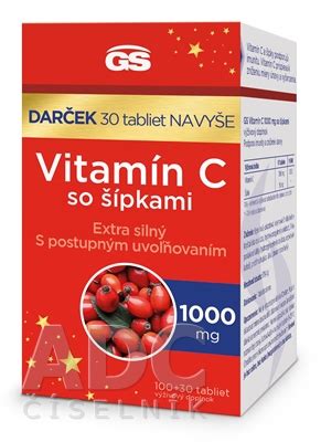 Zaradenie GS Vitamín C 1000 mg so šípkami darček 2023 do ADC