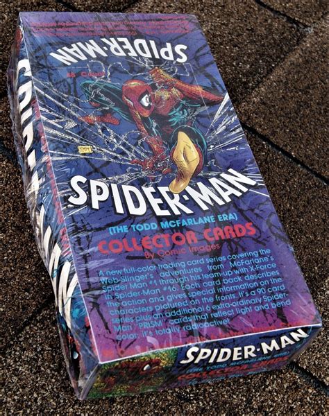 Spider Man Todd McFarlane Era Collector Cards Sealed Box 1992 Marvel