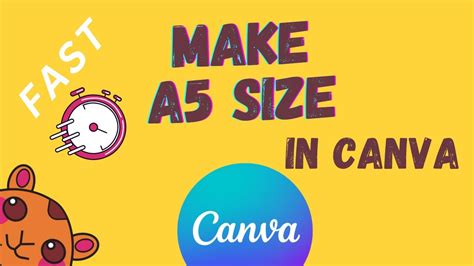 How To Make A5 Size In Canva YouTube