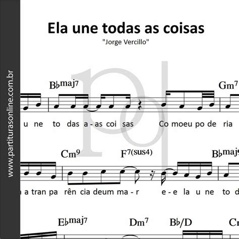 Ela Une Todas As Coisas Jorge Vercillo Sheet Music Sas Diagram