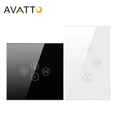 AVATTO Persiana Enrollable Inteligente Tuya Interruptor De Luz Con WiFi