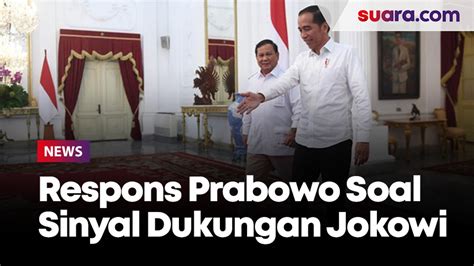 Soal Jatah 2024 Sinyal Dukungan Jokowi Respons Prabowo Sambil Tertawa