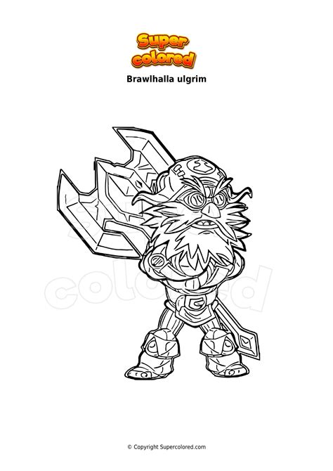 Dibujo Para Colorear Brawlhalla Fait