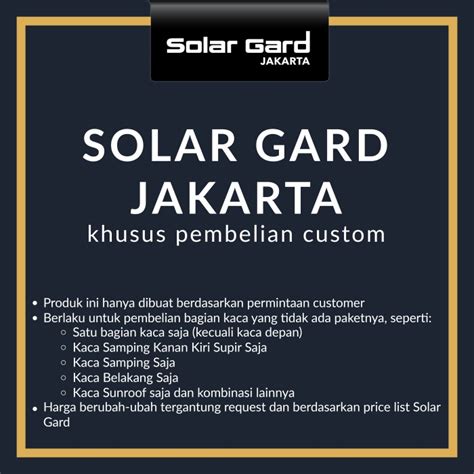 Jual Kaca Film Solar Gard Black Phantom Mazda Cx Kaca Sunroof