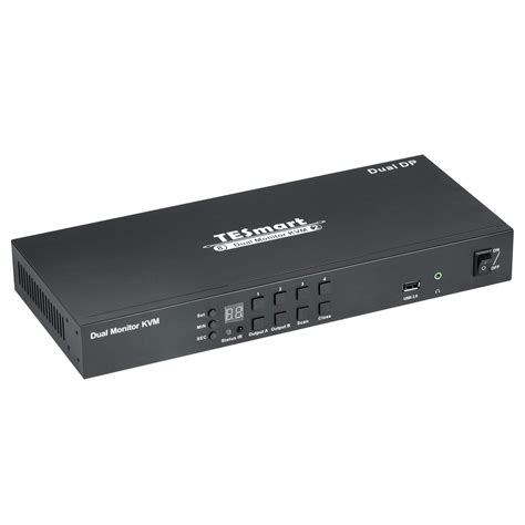 Tesmart X Dual Monitor Displayport Kvm Switch Port Kvm K Hz In