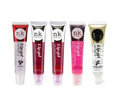 Nicka K New York 5 Pack Nk Lip Gel With Vitamin E Bubble Gum Argan Strawberry