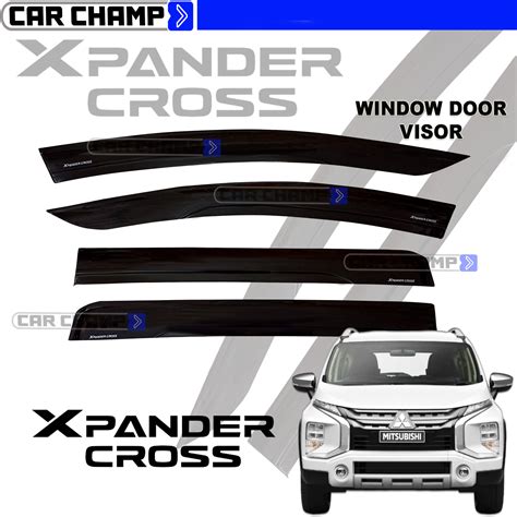 Mitsubishi Xpander 2018 To 2024 Injection Window Door Visor Rain