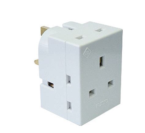 ABB 3 Way Socket Multi Plug Adapter | Electric House Multinational Limited