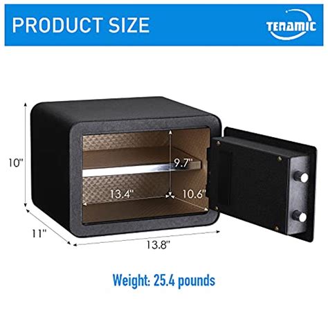 Tenamic Safe Box Luxury Biometric Fingerprint Cabinet Safe 0 85 Cubic Feet