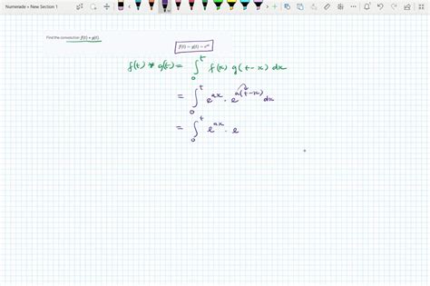 Solved Calculate The Convolution F ∗ G T If F T T And G T E T