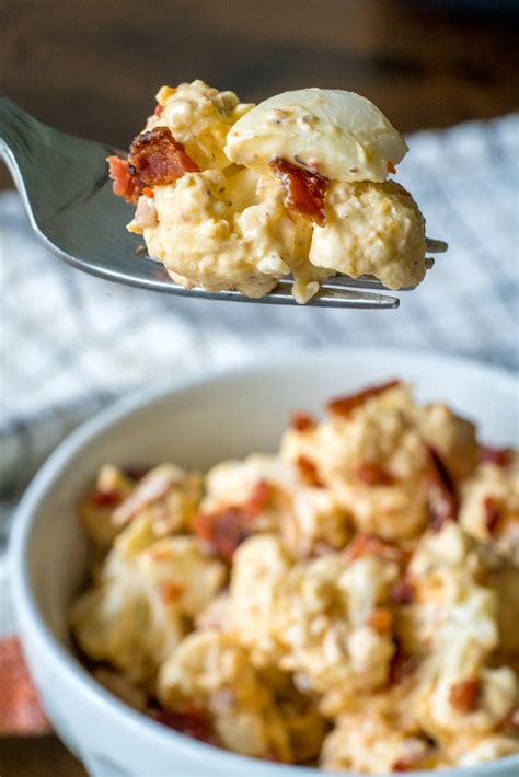 Cauliflower Bacon Egg Salad 12 Tomatoes